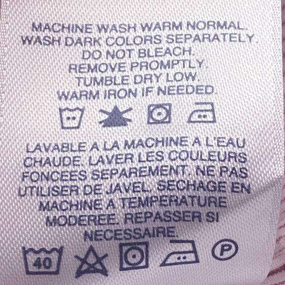 NEW The Outfitters by Lands'End Sz 14 Blouse Shirt 3/4 Sleeve Striped/Geometric - Picture 11 of 11